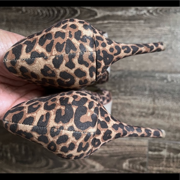 MIA leopard print pointed toe stilettos heels - Picture 8 of 11